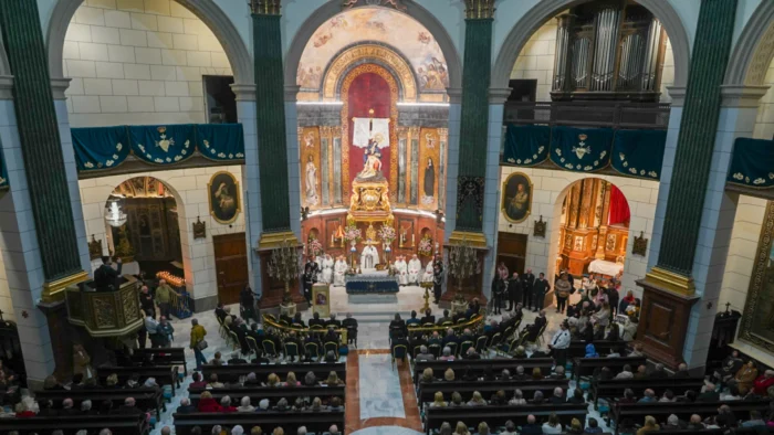 Celebración de la Fiesta de la Candelaria en la Basílica de la Caridad de Cartagena