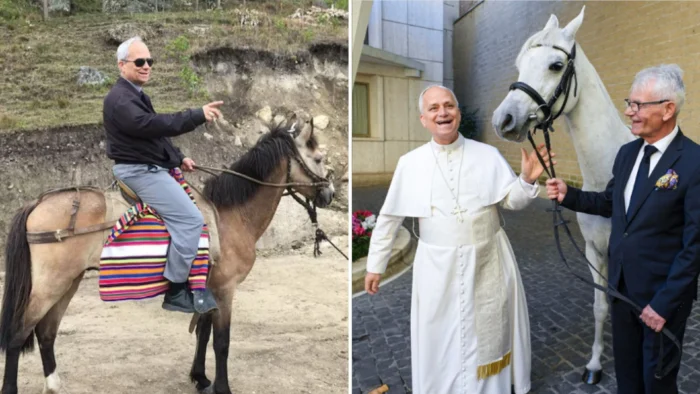 El Papa León XIV y su pasión por la equitación