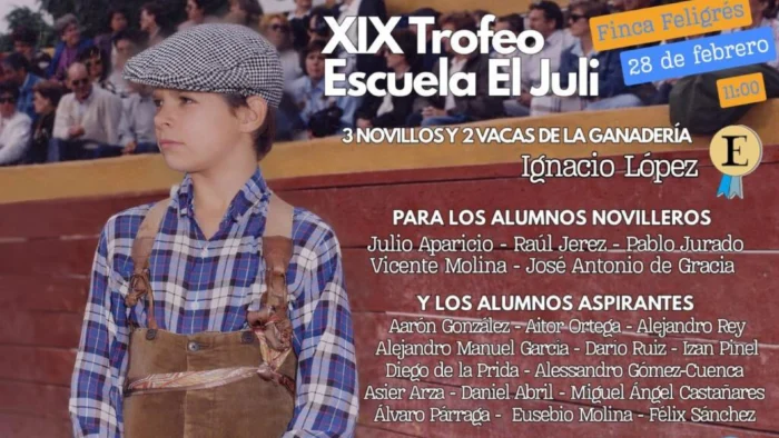 XIX Trofeo Escuela de Tauromaquia Julián López El Juli: Homenaje al Talento Joven
