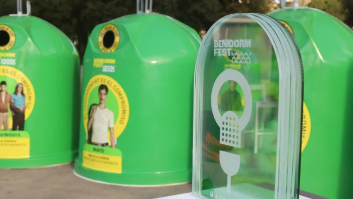 Vota por tu artista favorito del Benidorm Fest con vidrio: la original campaña que une música y reciclaje
