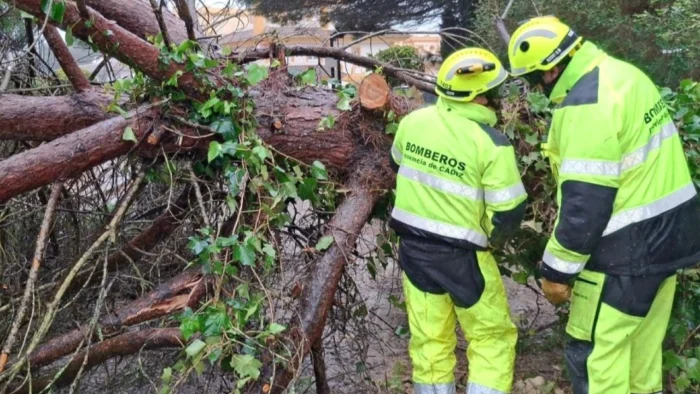 Temporal en Cádiz: Bomberos realizan más de 260 intervenciones