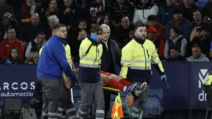 ALARMA EN EL ATLÉTICO DE MADRID: SORLOTH LESIONADO TRAS UN FUERTE CHOQUE