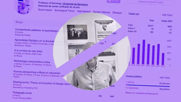 INVESTIGAN AL GRUPO DEL CATEDRÁTICO RAMÓN FLECHA POR PRESUNTA COERCIÓN Y ABUSO