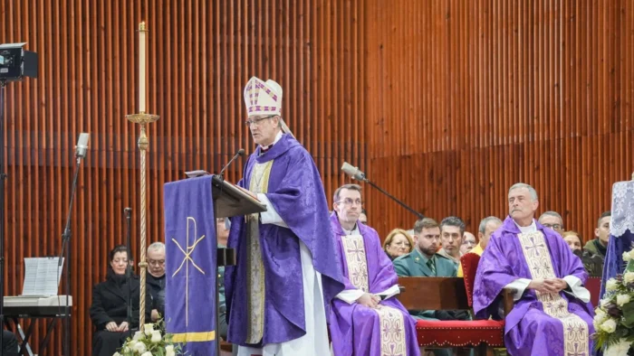 Funeral en Adamuz por las víctimas del accidente de tren