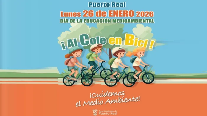 ¡A pedalear por el planeta! Puerto Real celebra el Día Mundial de la Educación Ambiental fomentando el uso de la bicicleta