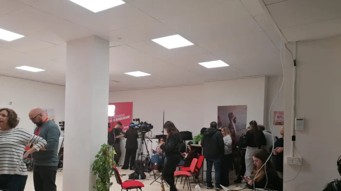 IU-Sumar Aragón aguarda resultados electorales con optimismo prudente