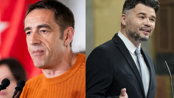 Rufián (ERC) y Delgado (Más Madrid) celebrarán un acto conjunto en Madrid