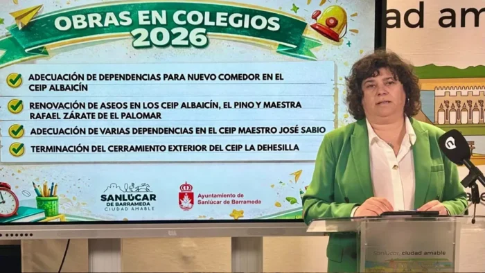 INVERSIÓN MILLONARIA EN INFRAESTRUCTURAS EDUCATIVAS EN SANLÚCAR DE BARRAMEDA