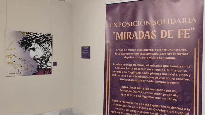 'Miradas de fe': El arte cofrade de Fernando Quirós ilumina Jerez con fines benéficos