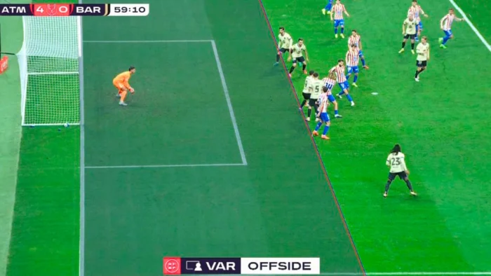 Polémica en la Copa del Rey: Fallo técnico retrasa la revisión de un gol del Barcelona