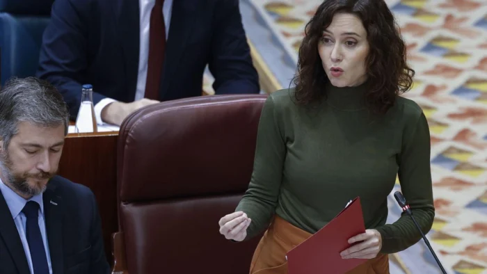 NUEVO TITOLO: Ayuso cuestiona denuncia de acoso de concejala en Móstoles y la tacha de "caso fabricado" contra el PP