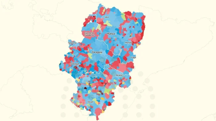 MAPA | &iquest;Qu&eacute; votaron tus vecinos? Los resultados de las elecciones en Arag&oacute;n 2026, calle a calle