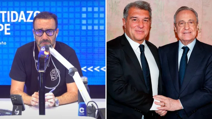 Juanma Castaño, sobre la mala relación entre Laporta y Florentino: "Lo que no es normal es Florentino ayudando al Barça"
