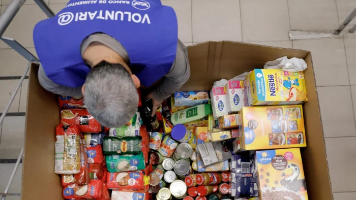 Burgos demuestra su solidaridad con una donación de 94.038 euros para el Banco de Alimentos