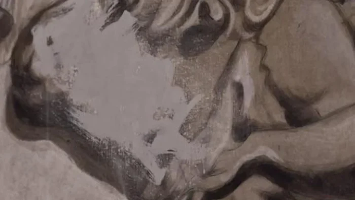 Roma borra el rostro de Giorgia Meloni en un fresco que la equiparaba con un ángel: "Me lo ordenó el Vaticano"