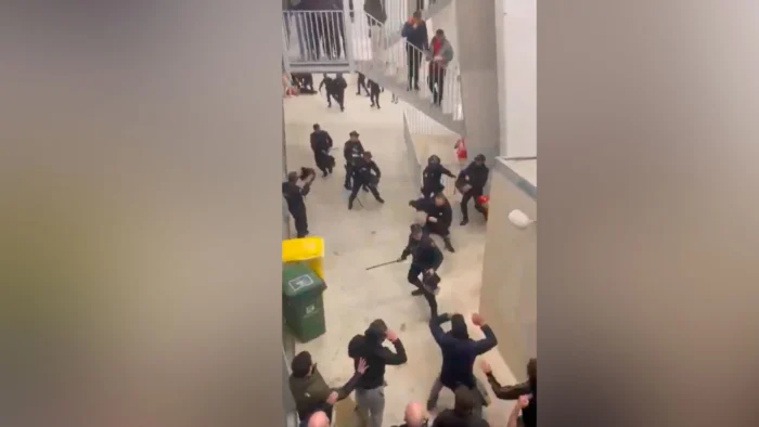 FUERTE RESPALDO POLICIAL A LA ACTUACIÓN EN EL SADAR TRAS LOS DISTURBIOS