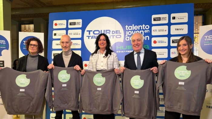El Tour del Talento llega a Huesca para impulsar, activar y movilizar a los jóvenes del 23 al 27 de febrero