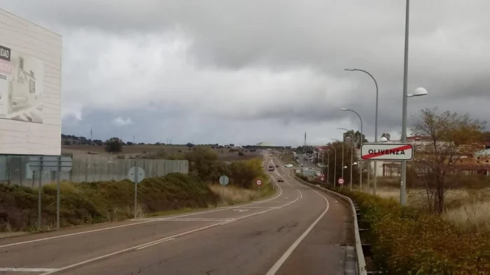 Accidente múltiple en la carretera Badajoz-Olivenza