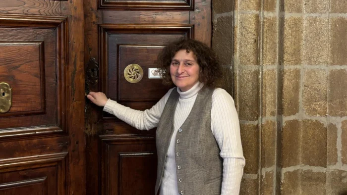 Goretti Sanmartín, alcaldesa de Santiago, abre su despacho a los ciudadanos