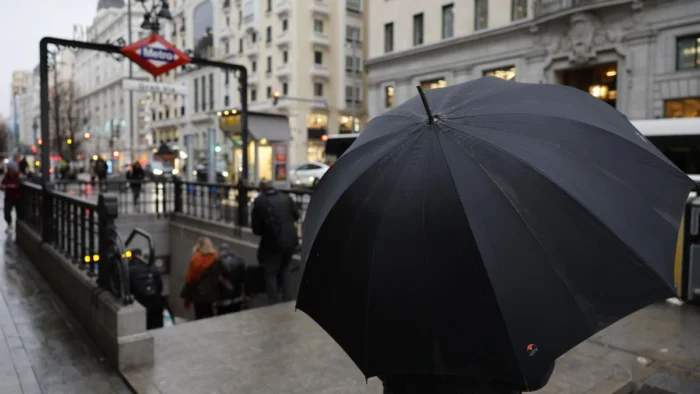 La borrasca Pedro trae vientos fuertes y lluvias a Madrid