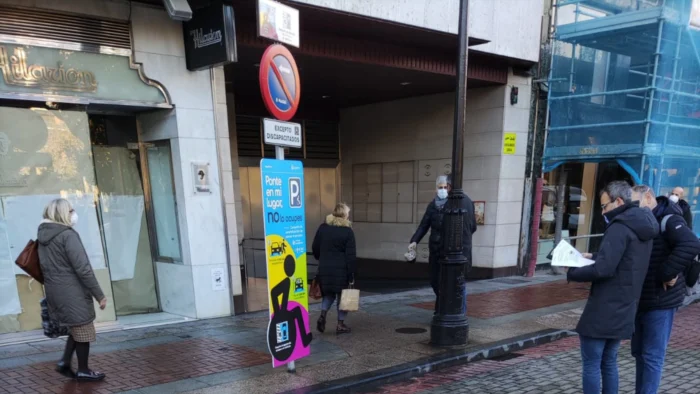 Nuevas plazas de aparcamiento para personas con movilidad reducida en Logroño