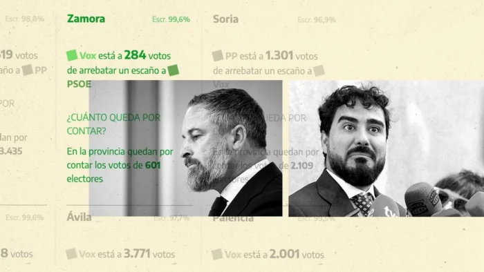 El efecto de la división en Castilla y León entre Vox y el partido de Alvise: 3.000 votos que podrían haber cambiado el resultado