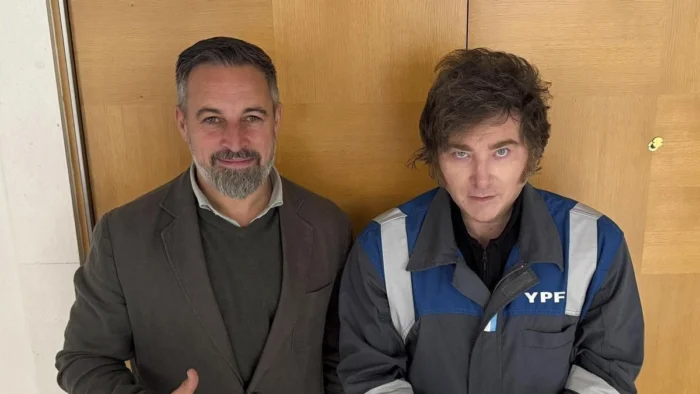 Milei se reúne con Abascal en Madrid en medio de controversias