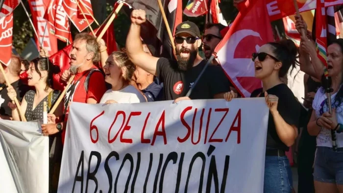 El grupo de apoyo a 'Las Seis de La Suiza', tras el indulto: "La lucha no acaba aquí"