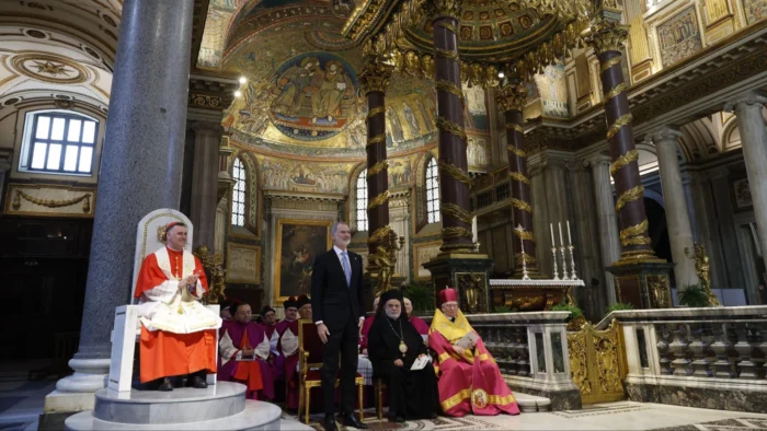 FELIPE VI TOMA POSESIÓN COMO PROTOCANÓNIGO EN LA BASÍLICA DE SANTA MARÍA LA MAYOR
