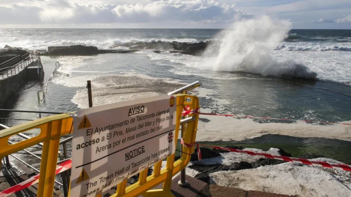 Borrasca Therese azota Canarias: Más de 300 incidentes y alertas activadas