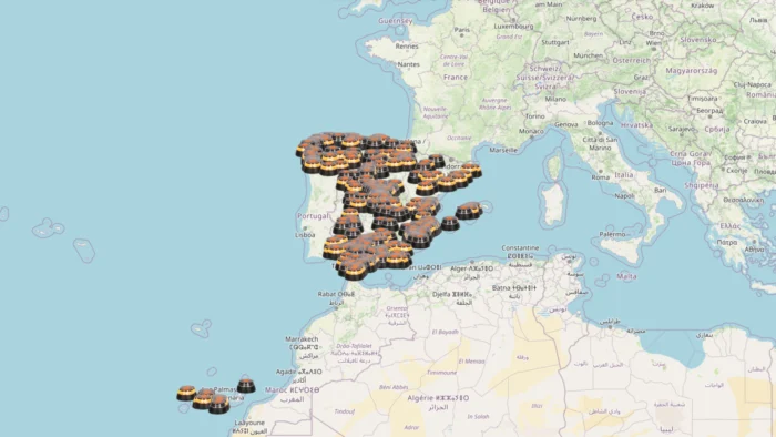 Mapa de todas las balizas V16 en la operación Semana Santa de la DGT: dónde están activadas y cómo consultarlo