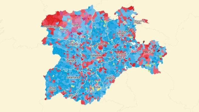 MAPA | &iquest;Qu&eacute; han votado tus vecinos? Los resultados de las elecciones en Castilla y Le&oacute;n 2026, calle a calle