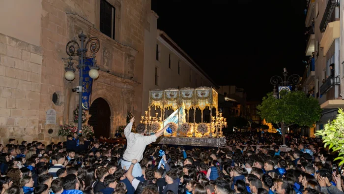COMIENZA LA SEMANA SANTA DE LORCA CON LA TRADICIONAL SERENATA DEL PASO AZUL