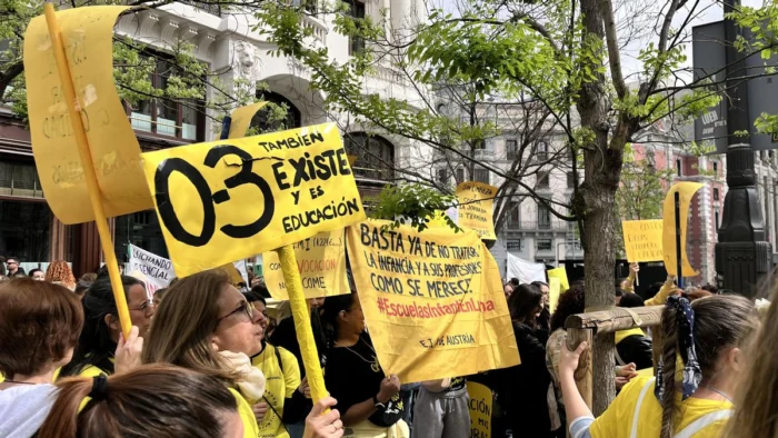 Primera jornada de huelga en las escuelas infantiles madrile&ntilde;as: "Sin condiciones dignas no existe la educaci&oacute;n de calidad"