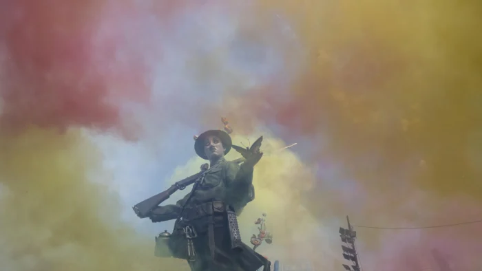 Logroño se transforma en Valencia y vive un intenso fin de semana fallero con un retorno económico estimado de 1,5 millones de euros