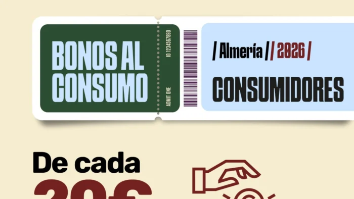 NUEVA CAMPAÑA DE BONOS AL CONSUMO EN ALMERÍA PARA IMPULSAR EL COMERCIO LOCAL