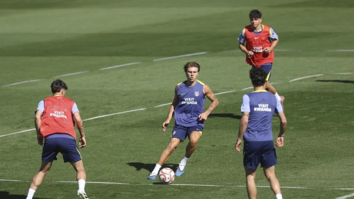 ATLÉTICO DE MADRID ULTIMA DETALLES PARA LA FINAL DE LA COPA DEL REY ANTE LA REAL SOCIEDAD