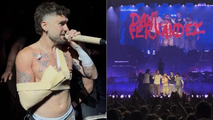 Dani Fernández se someterá a cirugía tras sufrir caída durante concierto en Valencia
