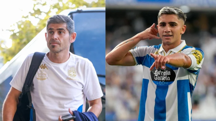 Antonio Hidalgo habla de Yeremay y su pubalgia en el tramo final de temporada del Deportivo: "Es difícil que esas molestias vayan a desaparecer completamente"