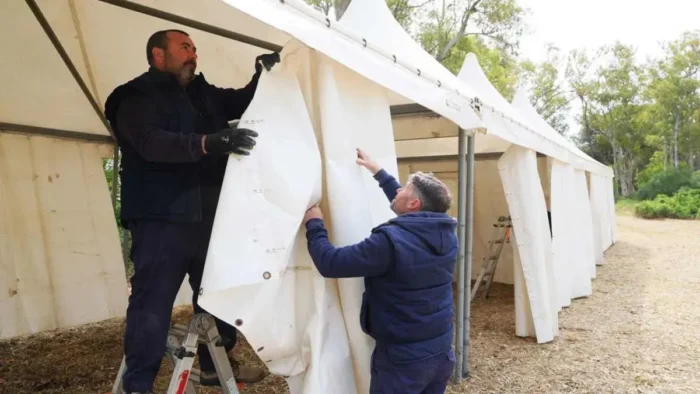 Todo listo en Rota para la esperada Romería de San Isidro de este domingo en los pinares
