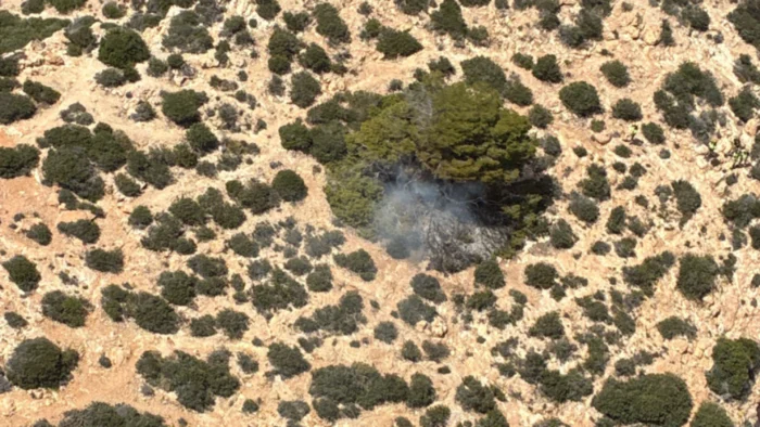 Conato de incendio forestal sofocado en la Algameca, Cartagena