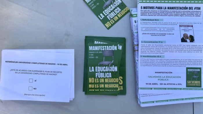 La Universidad Complutense vota contra los recortes en un referéndum impulsado por la comunidad universitaria