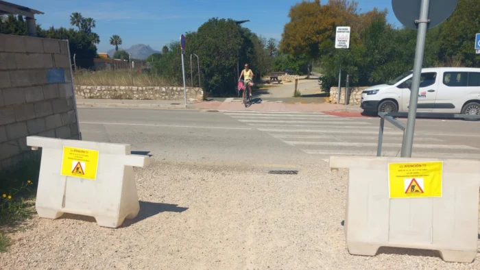 REMODELACIÓN DE LA VÍA VERDE DE DÉNIA: CIERRE TEMPORAL